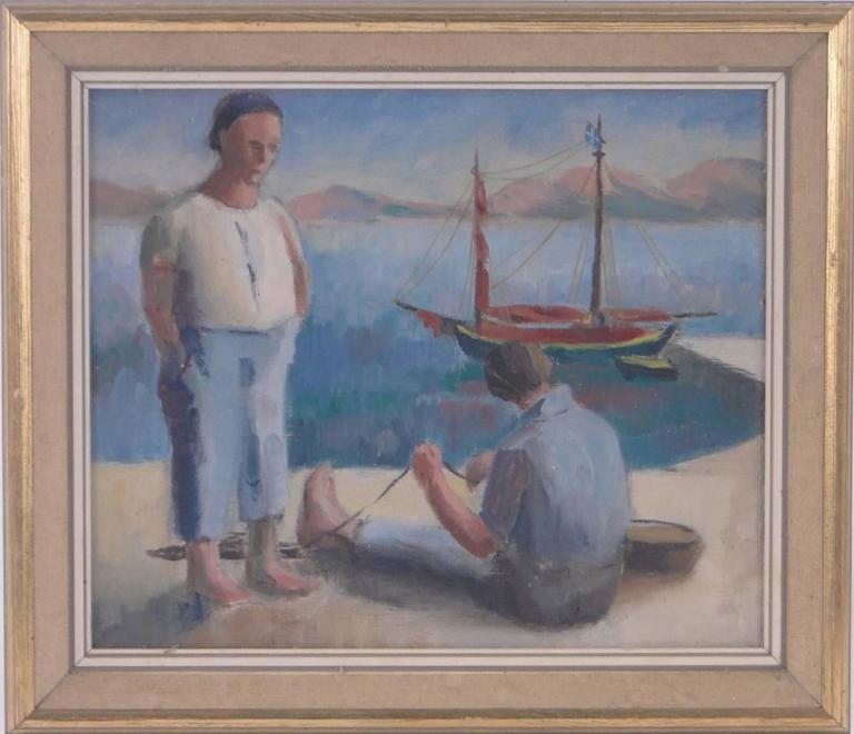 768x660 Unknown - Greek Oil Painting