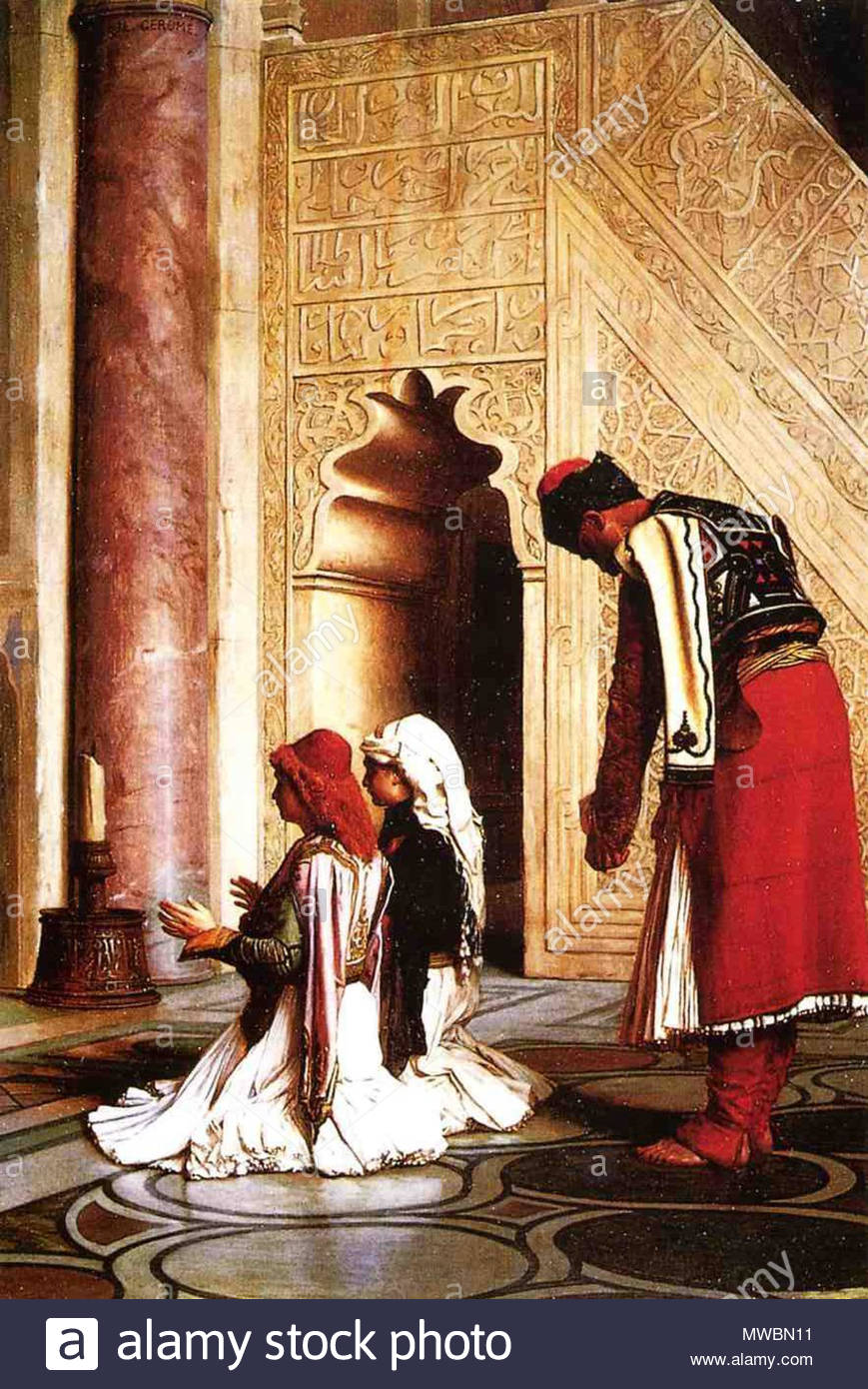 869x1390 253 Greek Janissaries - Greek Oil Painting