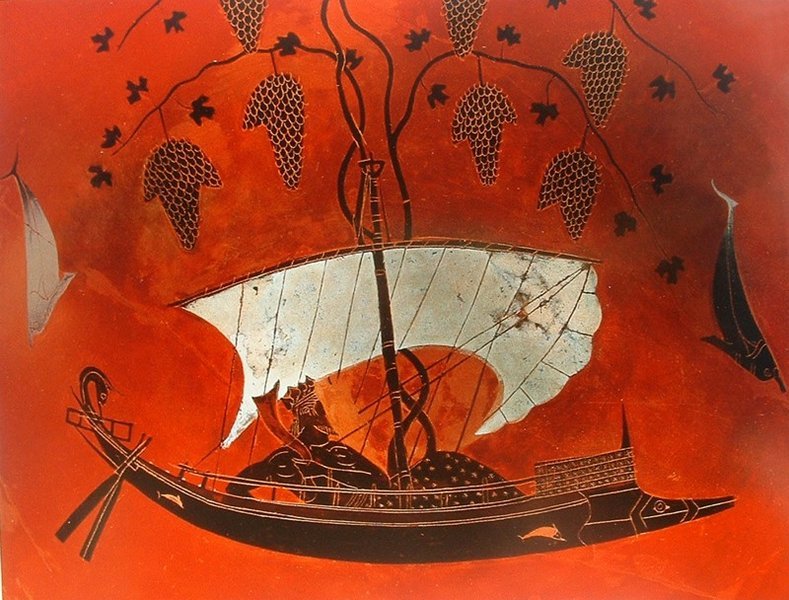 789x600 Greek Painting. Boat. 70x53cm - Greek Painting