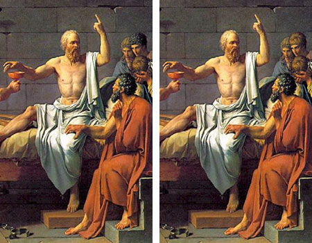 450x350 Greek Philosophy Photo Hunt Puzzles - Greek Philosophers Painting