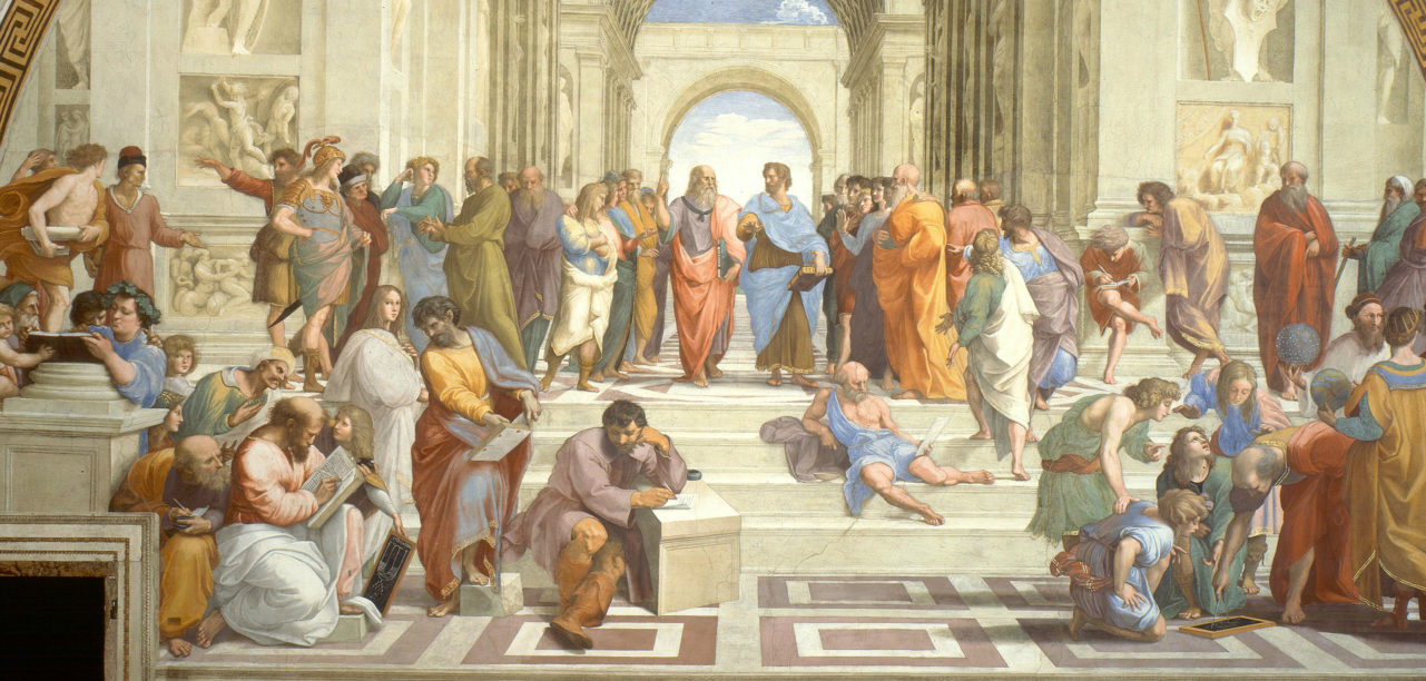 1281x612 How Much Do You Know About Ancient Greek Education Oupblog - Greek Philosophers Painting