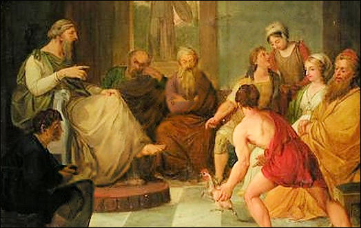 524x332 Ancient Greek Philosophy And Philosophers Facts And Details - Greek Philosophers Painting