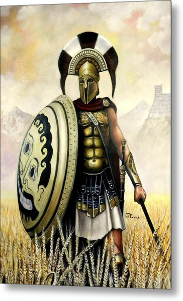 364x600 Greek Warrior Painting By Jim Papas - Greek Warrior Painting