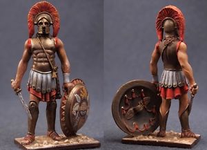 300x217 Tin Toy Soldiers Elite Painted 54 Mm Noble Spartan Greek Warrior - Greek Warrior Painting