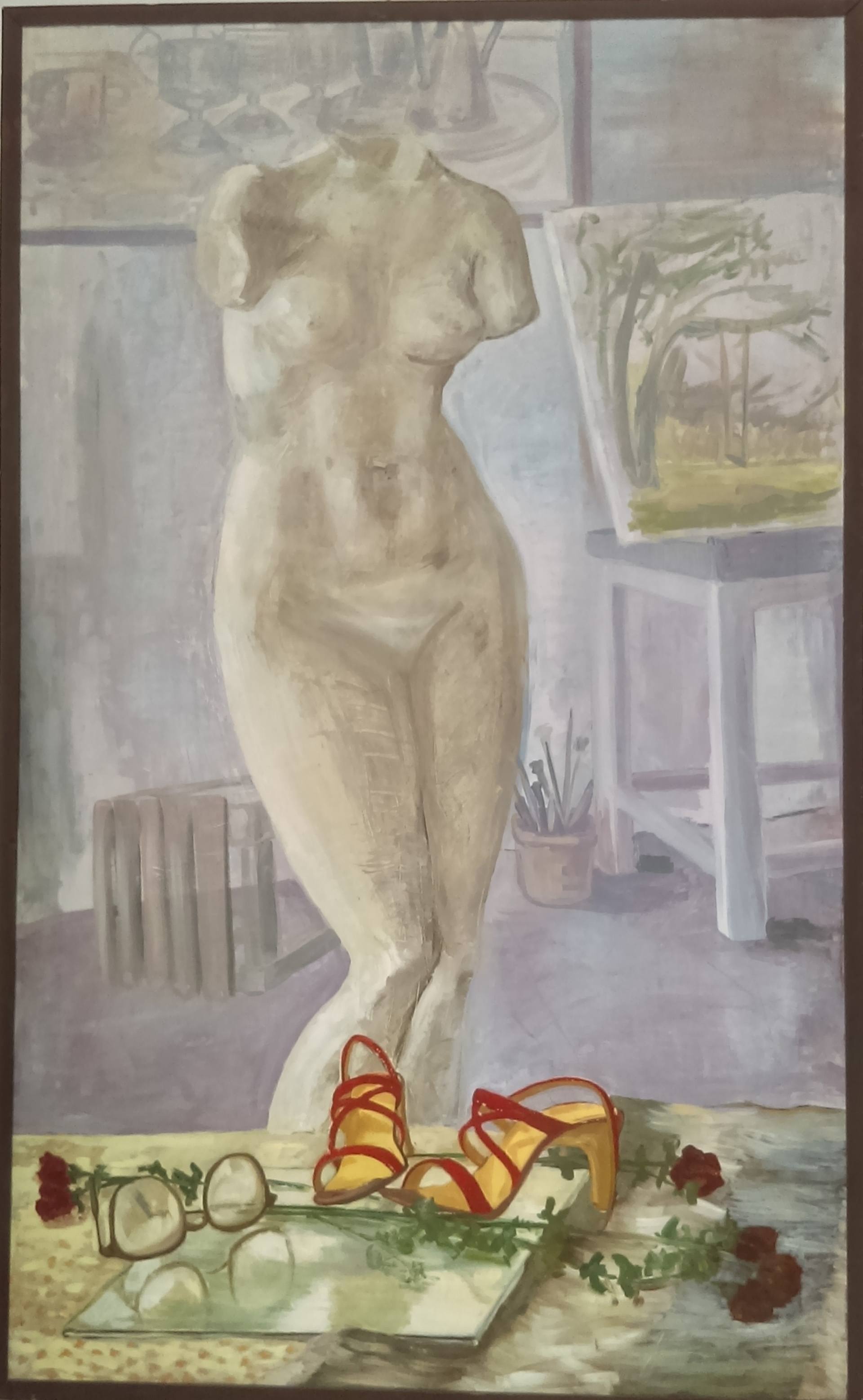 1920x3116 Saatchi Art Greek Woman Painting By Lm Nutu - Greek Woman Painting