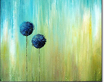 340x270 Cindy Mason On Etsy - Green And Yellow Painting