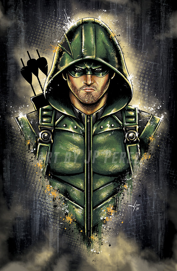 Green Arrow Painting at PaintingValley.com | Explore collection of ...