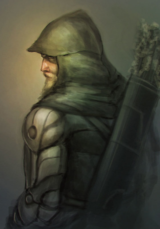 320x456 Green Arrow Fan Art - Green Arrow Painting