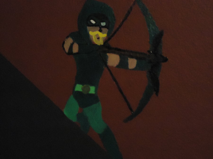 900x675 Green Arrow Painting By Kaylakakashi - Green Arrow Painting