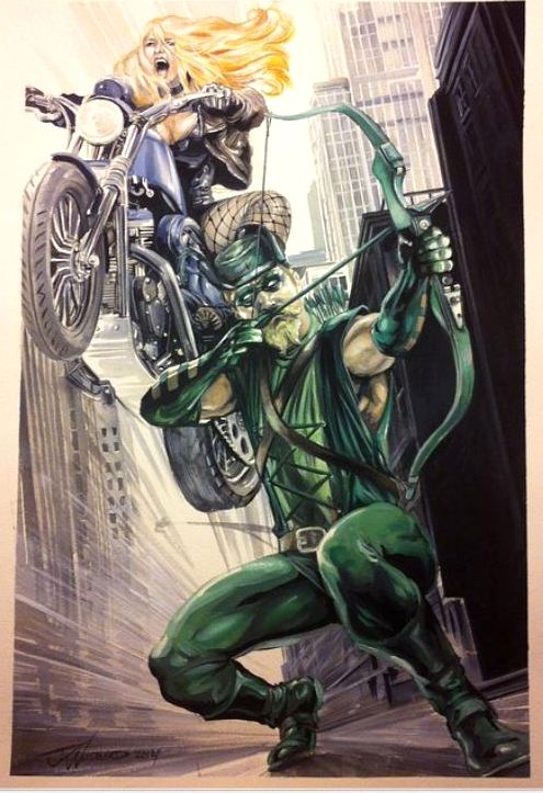 Green Arrow Painting at PaintingValley.com | Explore collection of ...