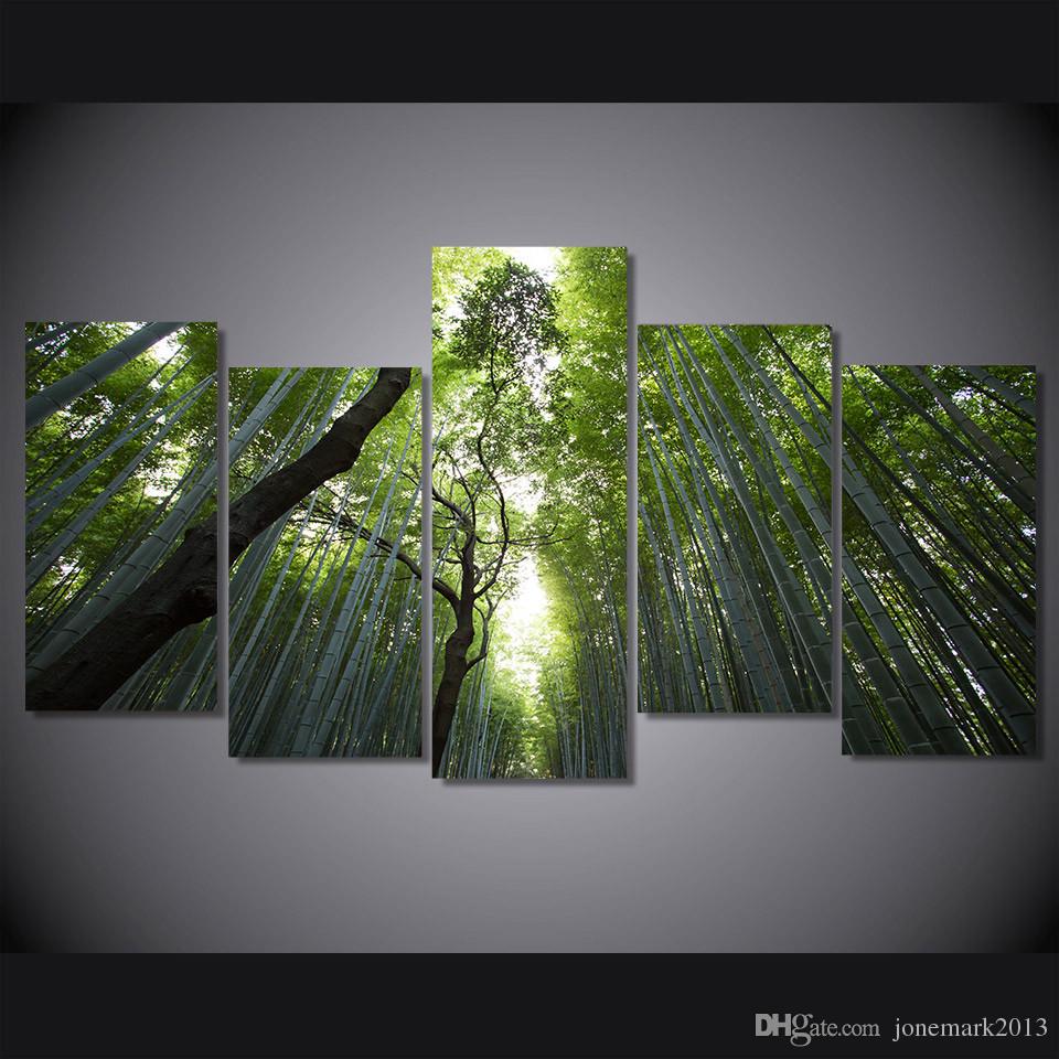 Painting Bamboo Fence at PaintingValley.com | Explore collection of ...