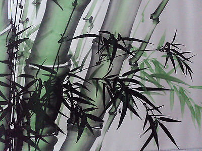 400x300 Chinese Scroll Painting - Green Bamboo Painting