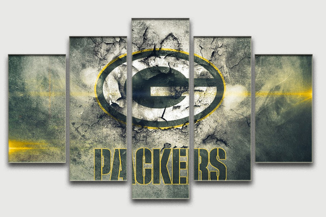 640x427 Green Bay Packers Oil Painting Unframed Famous Home Wall Art - Green Bay Packers Painting