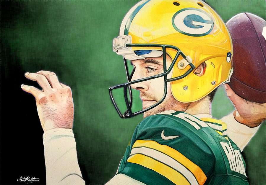 900x624 Aaron Rodgers - Green Bay Packers Painting