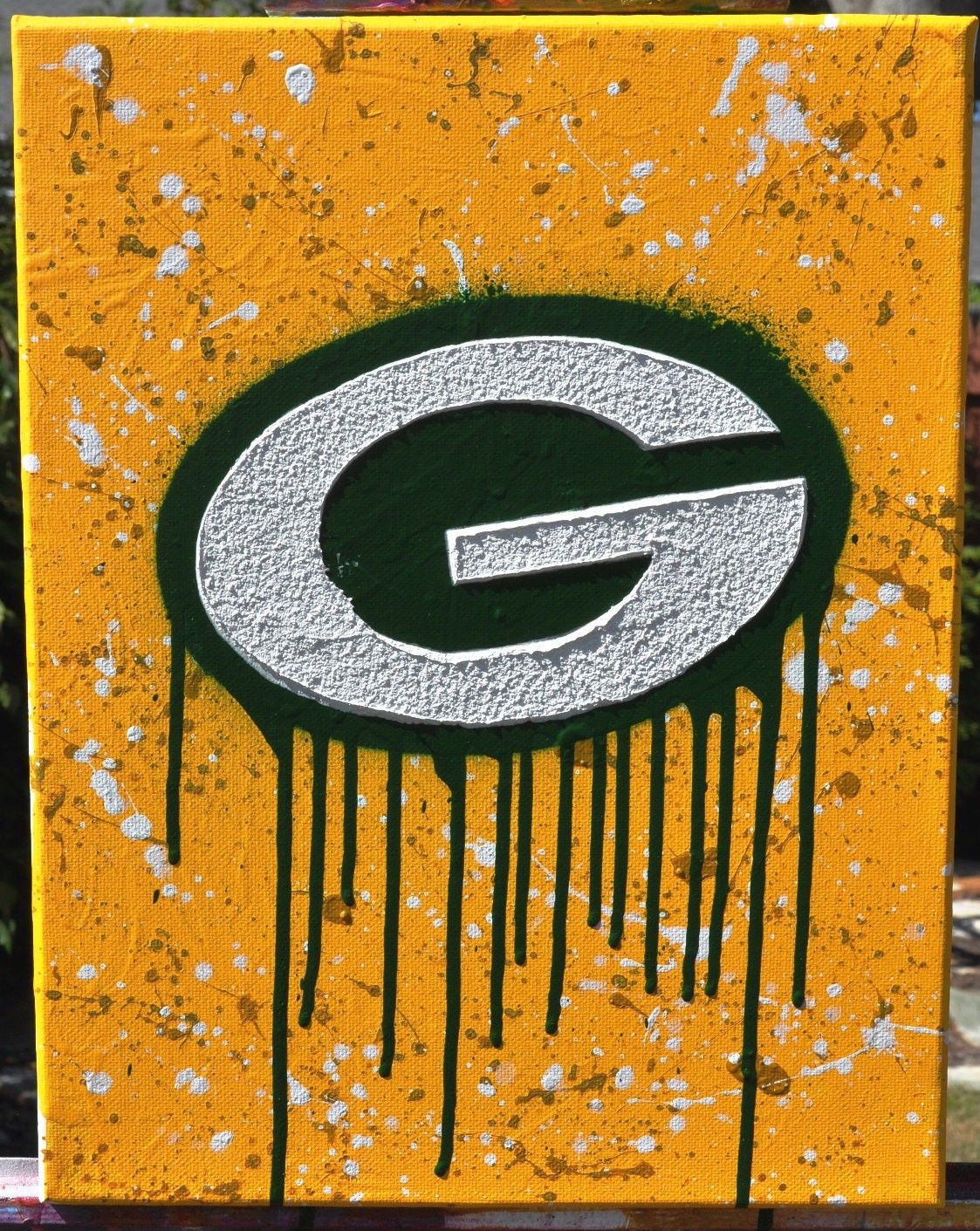 Green Bay Packers Painting at PaintingValley.com | Explore collection ...