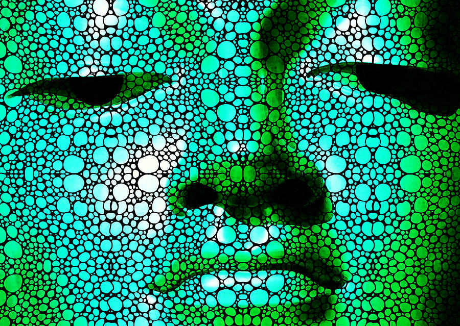 900x639 Green Buddha - Green Buddha Painting