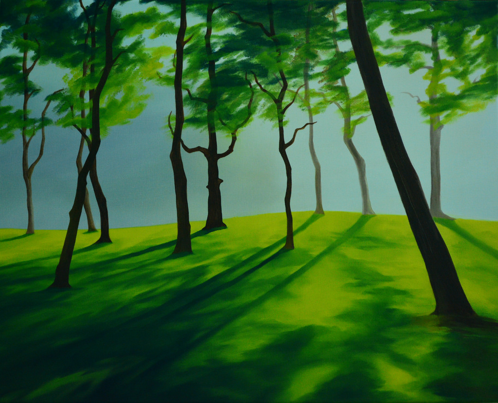 1024x829 Lime Green Forest Oil Painting Please Follow This Link - Green Forest Painting