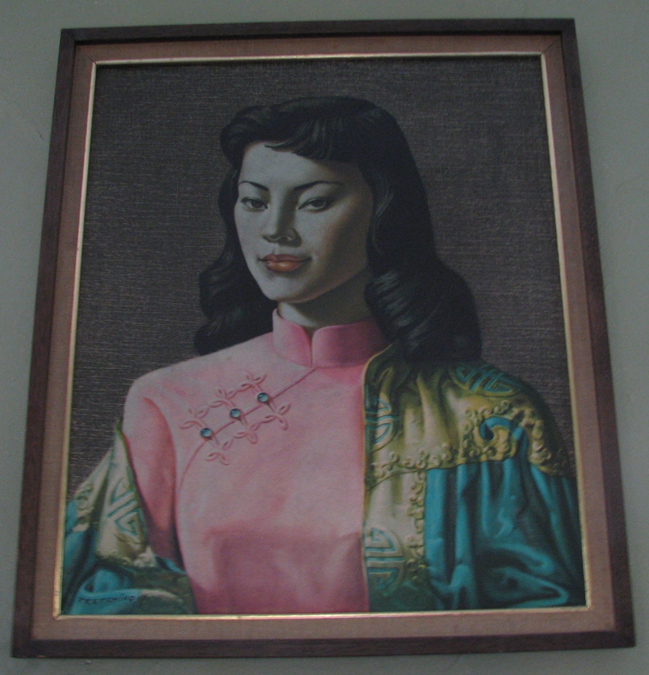 1336x1390 The Infamous Green Lady - Green Lady Painting