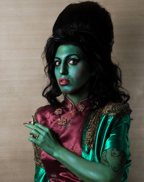 473x600 Mythical Creatures Rachel Freire - Green Lady Painting