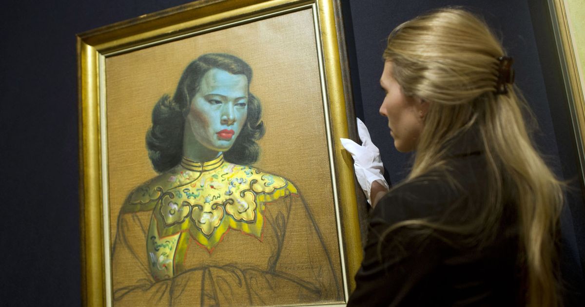 1200x630 Chinese Girl By Vladimir Tretchikoff Sells For Nearly Million - Green Lady Painting