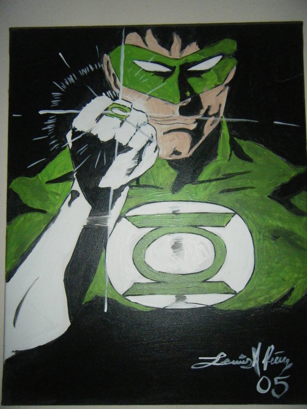 600x800 Green Lantern Painting By 2corpses - Green Lantern Painting
