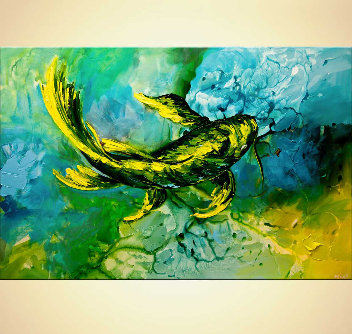 1140x1083 Painting - Green Painting