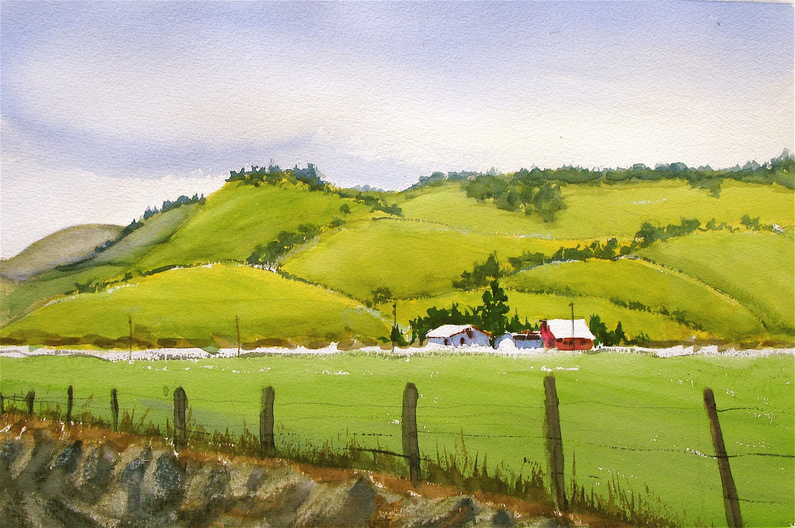 Green Valley Painting