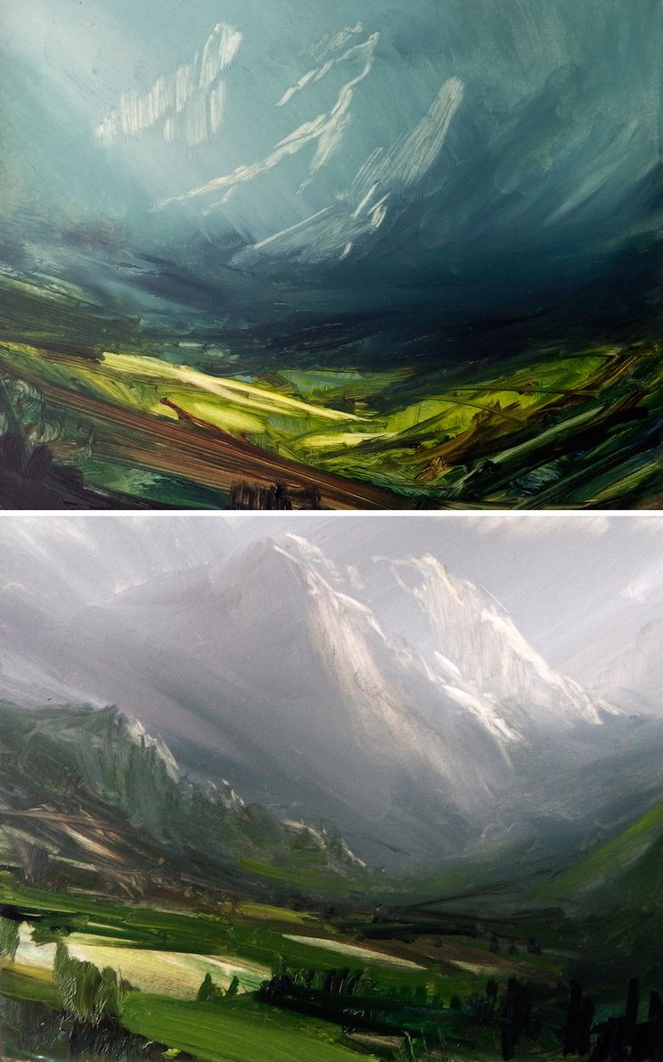 744x1191 Green Valley Amp Mountains From Mist By James Naughton Wall Art - Green Valley Painting