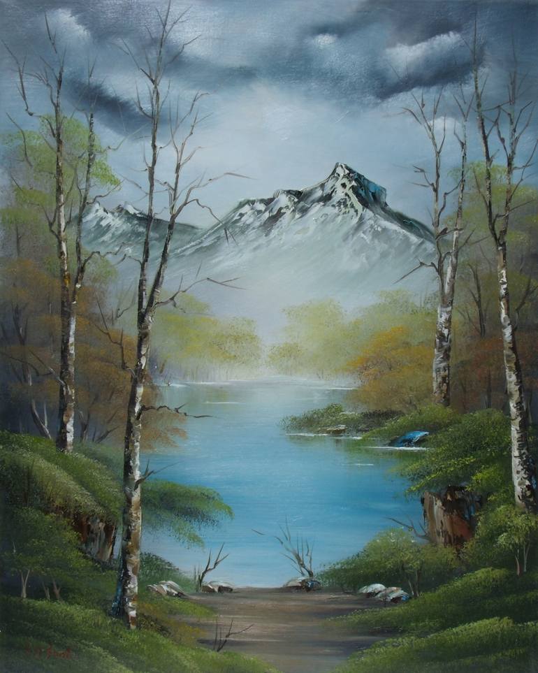 770x963 Saatchi Art Greenway Painting By Sead Pozegic - Greenway Painting