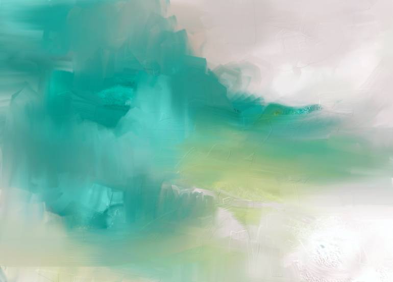 770x554 Saatchi Art Greenway Painting By D Nicholas - Greenway Painting