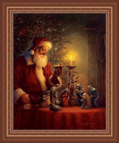 416x500 The Spirit Of Christmas By Greg Olsen Nativity Scene 15x19 Framed - Greg Olsen Nativity Painting