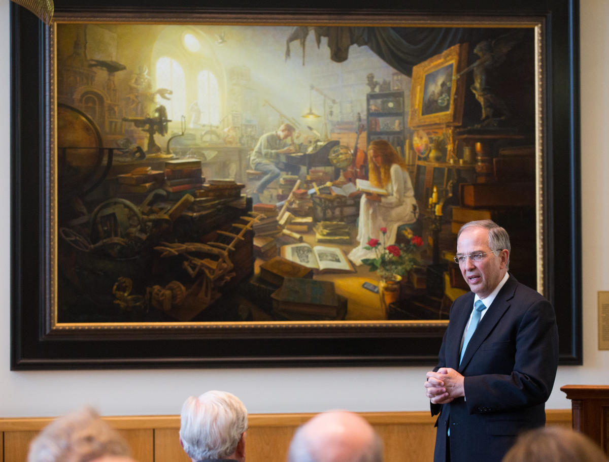 1200x910 Byu Unveils Donated Painting - Greg Olsen Painting