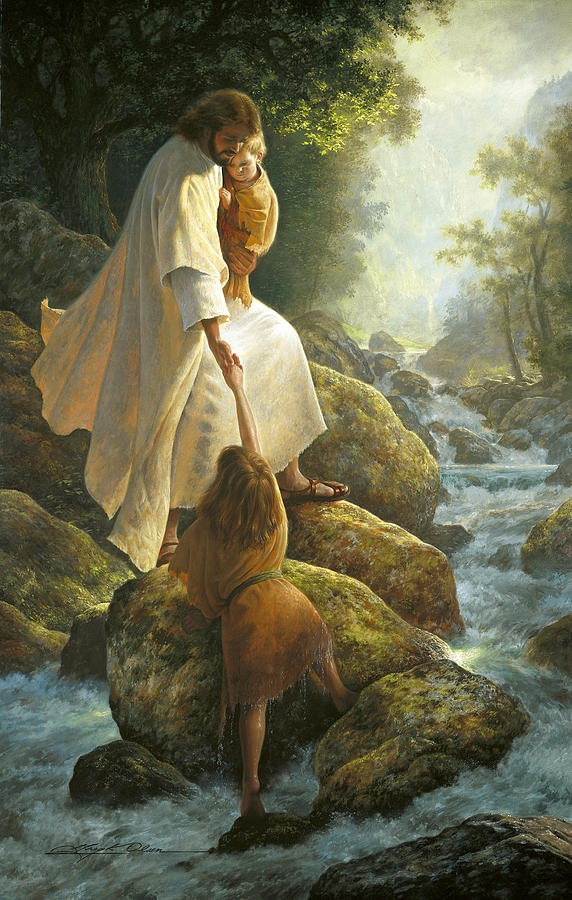 572x900 Be Not Afraid Painting By Greg Olsen - Greg Olsen Painting