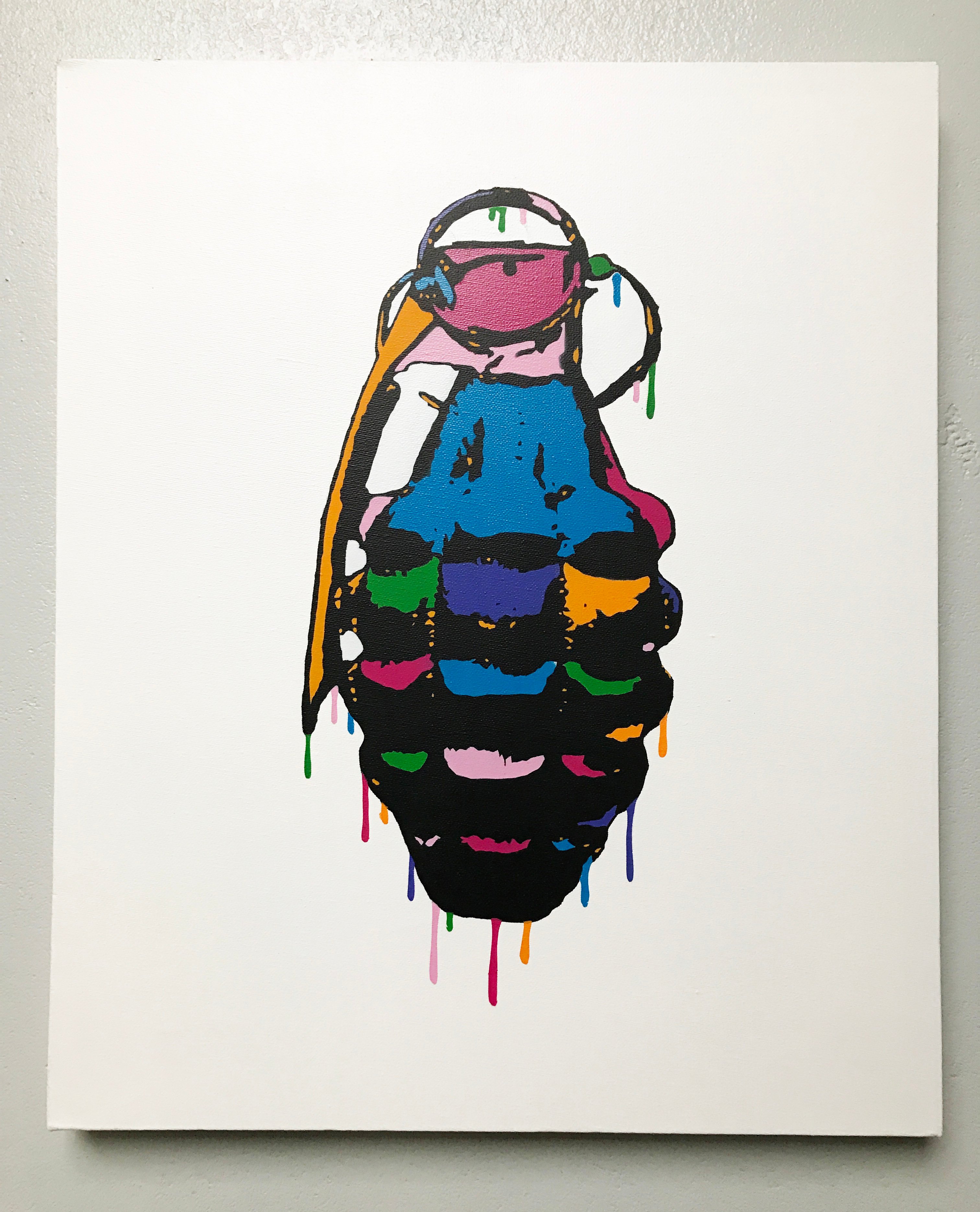 3024x3738 Paint Grenade (Study) Fake Store Tictail - Grenade Painting