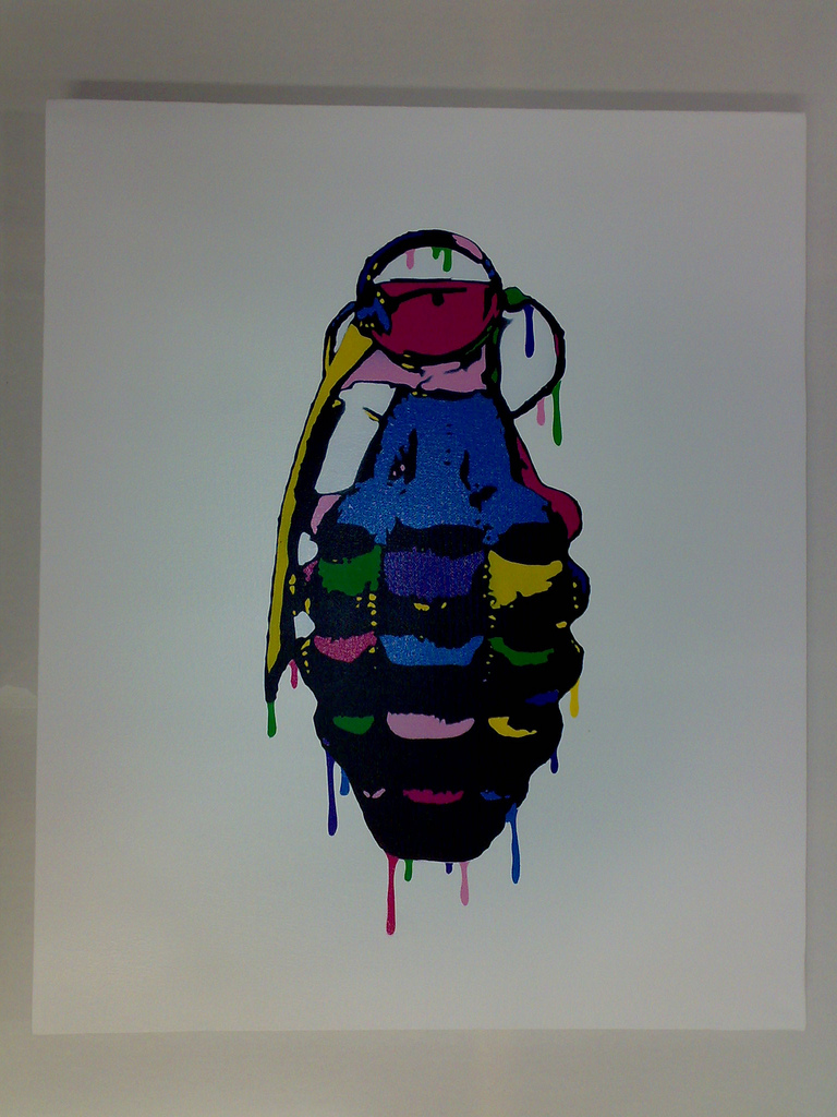 768x1024 The Most Interesting Photos Of Amsterdam,graffiti, Picssr - Grenade Painting