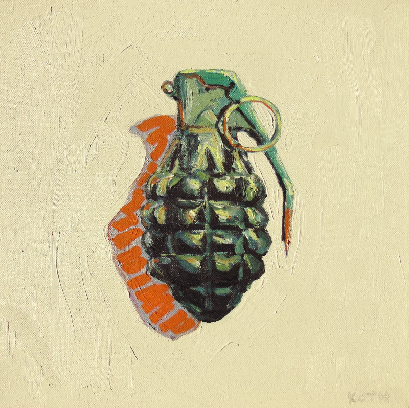 800x798 Oil Painting Pretty Puddles - Grenade Painting