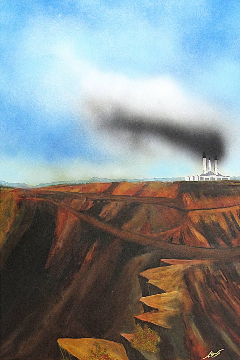 770x1155 Saatchi Art The Grendel Painting By Tom Stevens - Grendel Painting