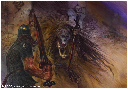 540x377 We Risk Becoming Grendel's Mother Better Living Through Beowulf - Grendel Painting