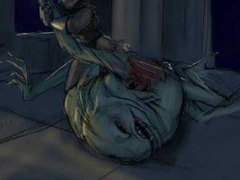 480x360 Time Lapse Digital Painting Beowulf Vs. Grendel - Grendel Painting