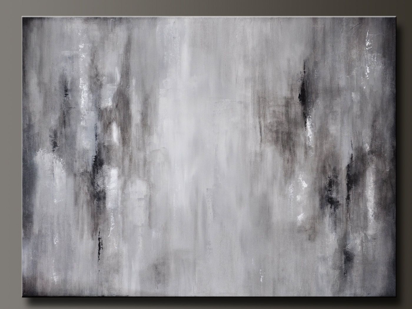 1400x1050 Graphite Gray - Grey Abstract Painting
