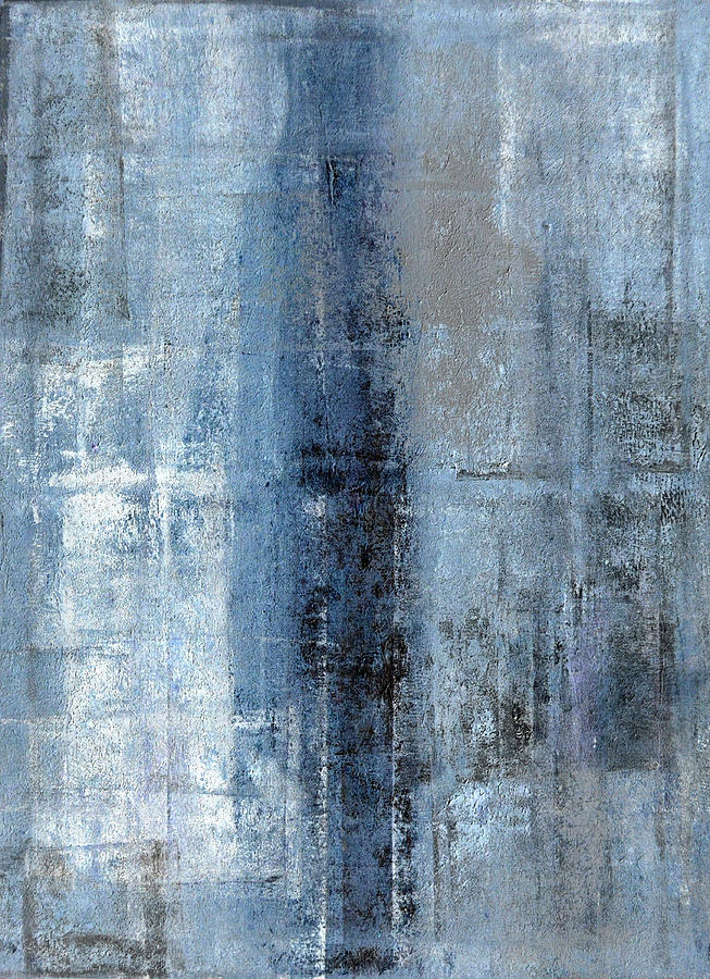 653x900 Number One - Grey Abstract Painting