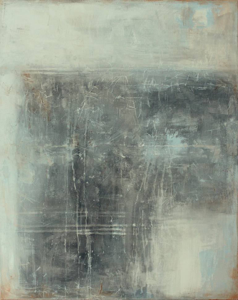 770x969 Saatchi Art Grey Abstract Painting By Christian Hetzel - Grey Abstract Painting