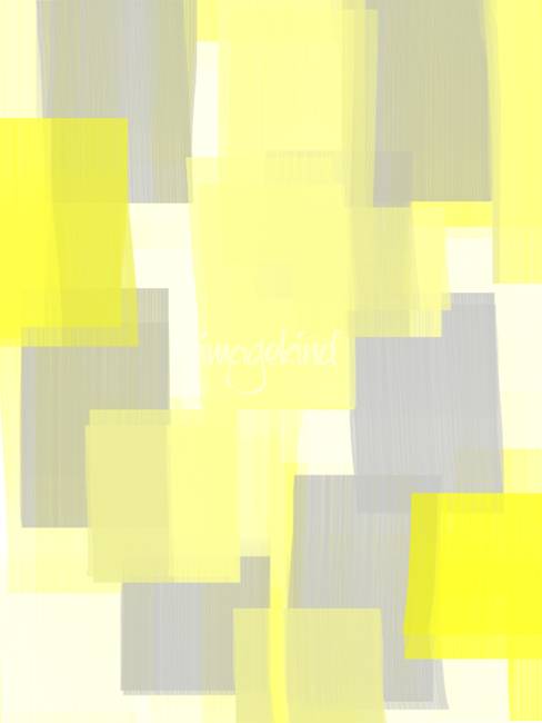 488x650 Grey And Yellow Abstract Art Design By Carollynn Tice - Grey And Yellow Painting