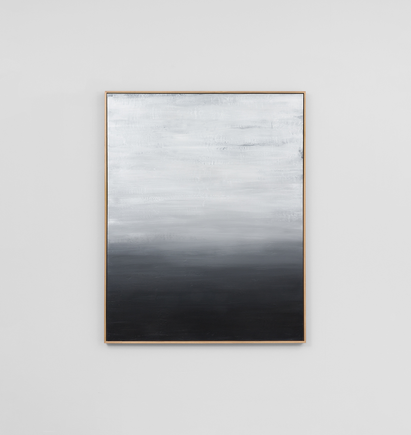 1417x1502 Haze Grey Framed Canvas Painting The Block Shop - Grey Canvas Painting