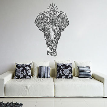 354x354 Shop Indian Elephant Wall Decal On Wanelo - Grey Elephant Painting