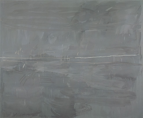 495x410 Grey Painting Cy Twombly - Grey Painting