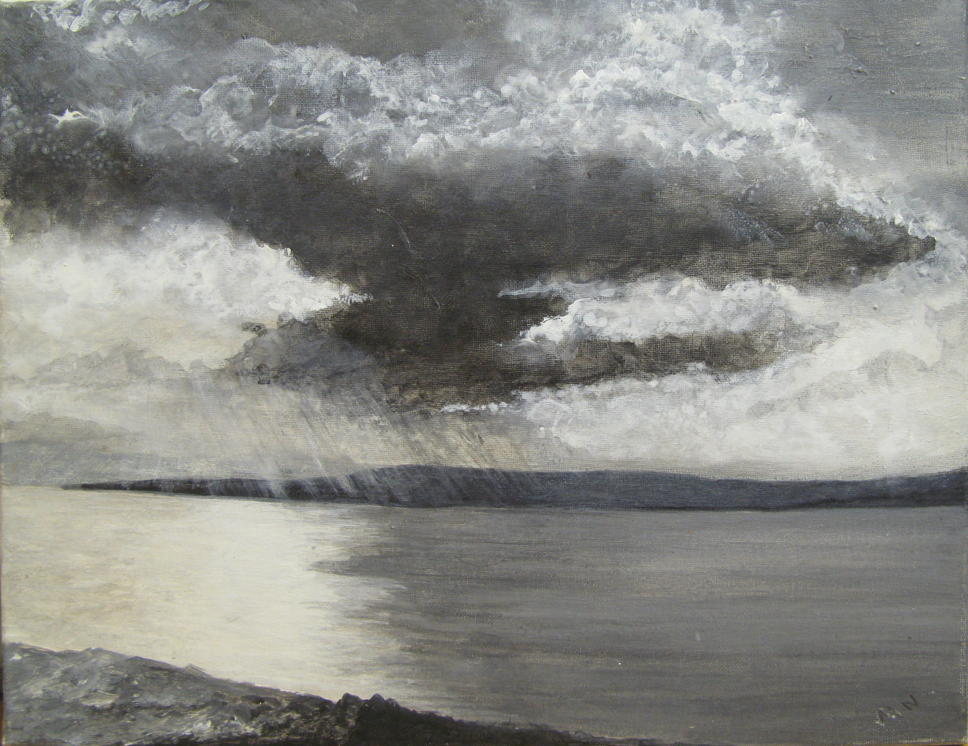 3310x2551 Breaking Strom Daler Rowney - Grey Painting