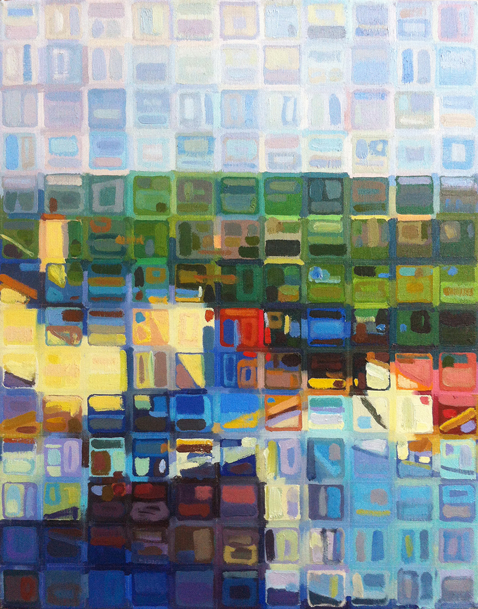 941x1200 Grid Work Joe Forkan - Grid Painting