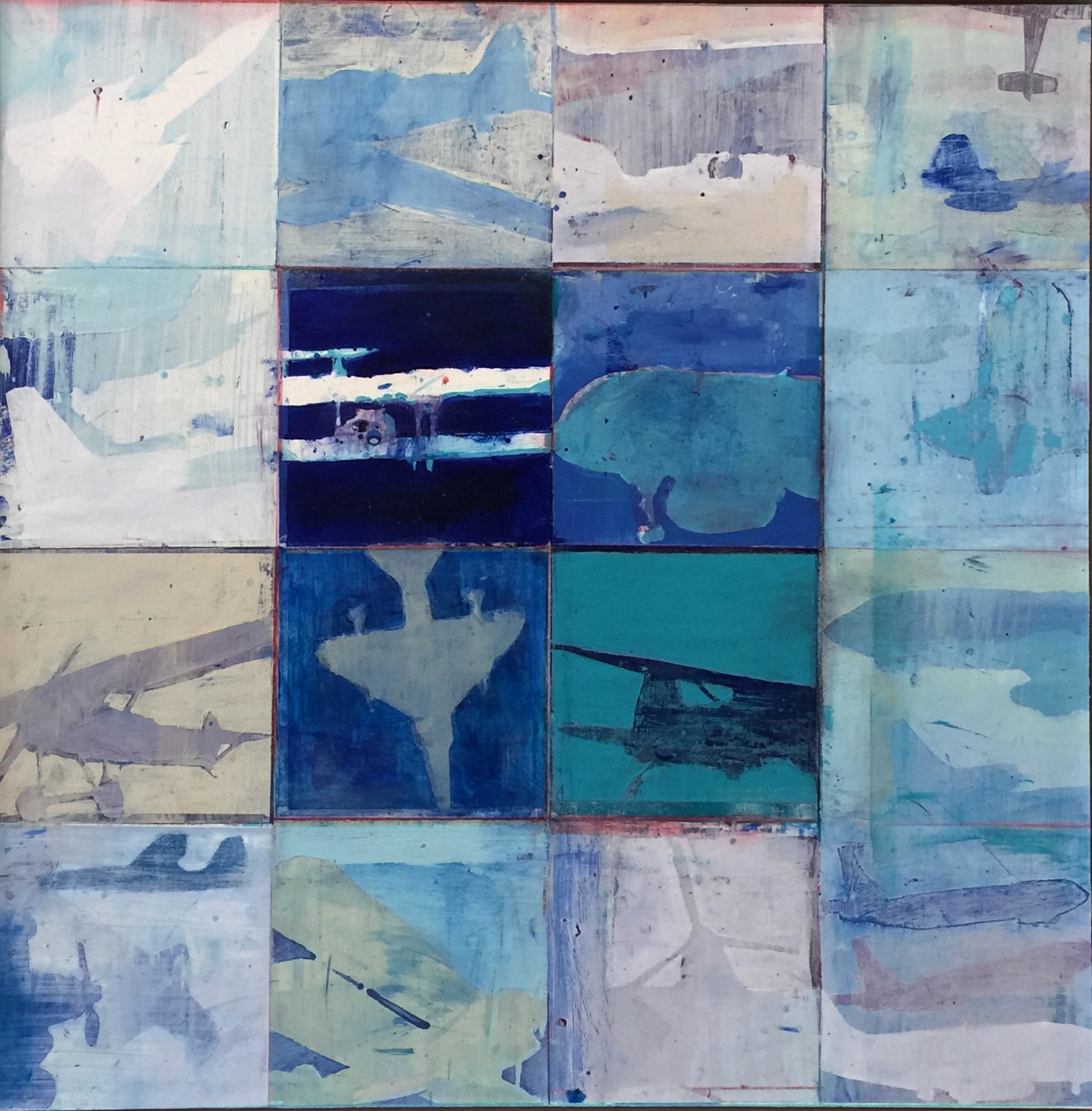 1573x1600 Kim Frohsin - Grid Painting