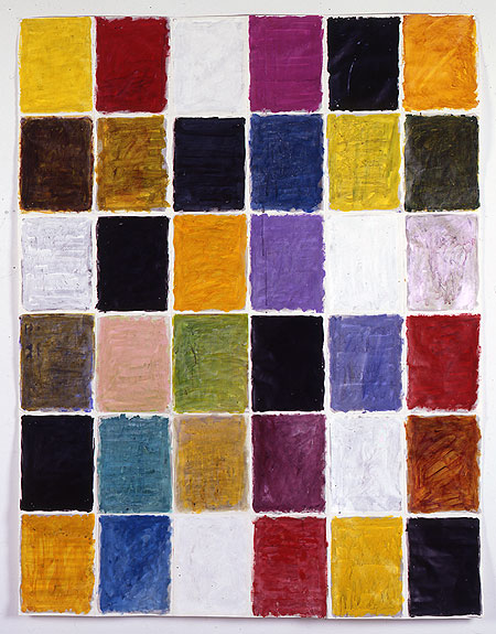 450x575 Grid Painting, 1993 Tom Moody - Grid Painting